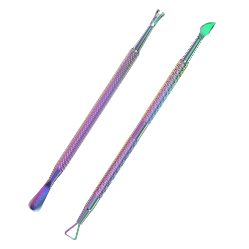 Cuticle Pusher Nail Polish Remover Stainless Steel Manicure Tool Set 