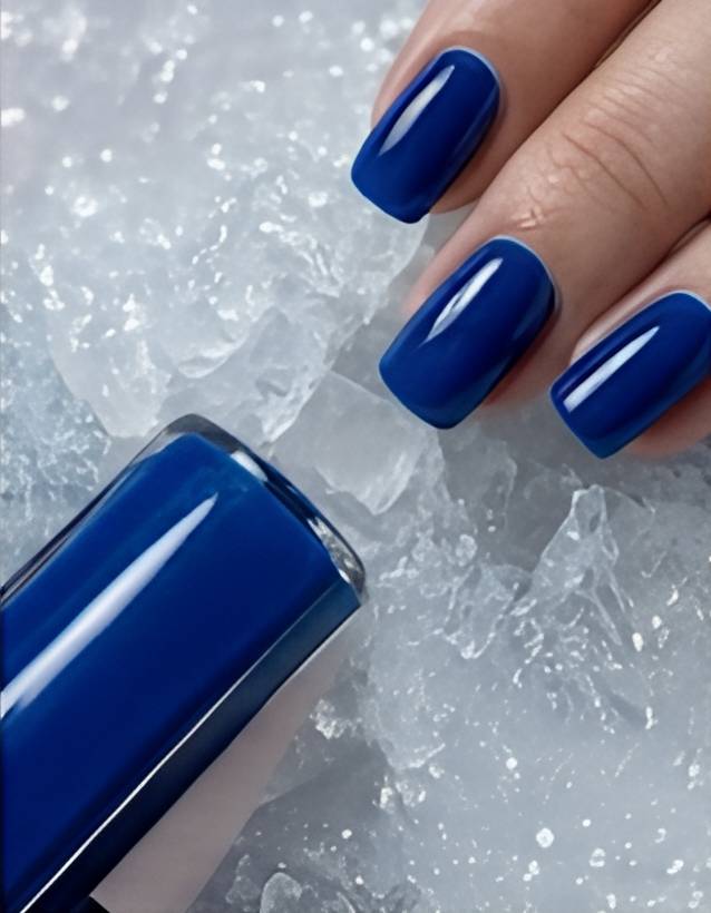 pure ice nail polish blue