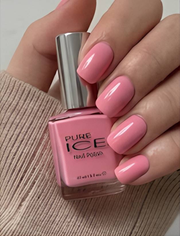 pure ice pink nail polish