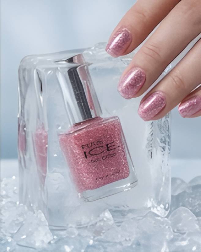 pink ice nail polish